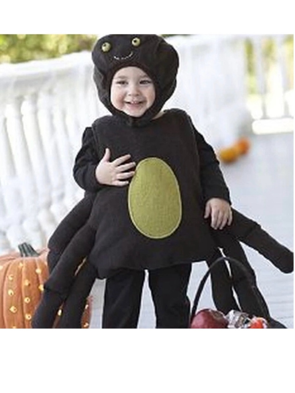 Pottery Barn Kids Fleece Plush Baby Spider Bug Halloween Costume Size  12-24M